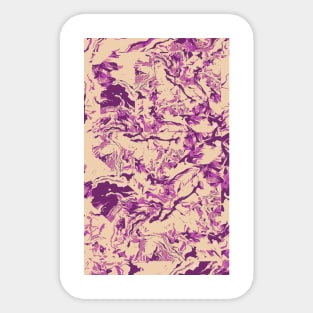 Vintage Violet Marble Sticker